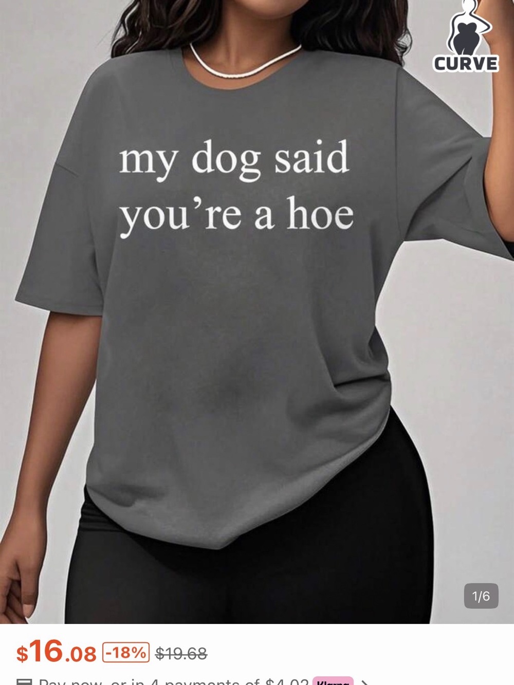 Gray Graphict Tee - Picture 3 of 3
